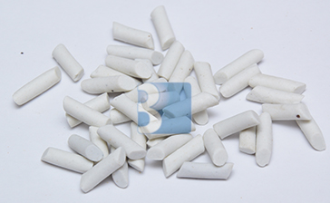 白色高铝瓷斜圆柱